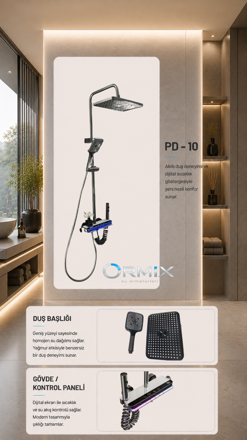 ORMIX Piyano Duş 10