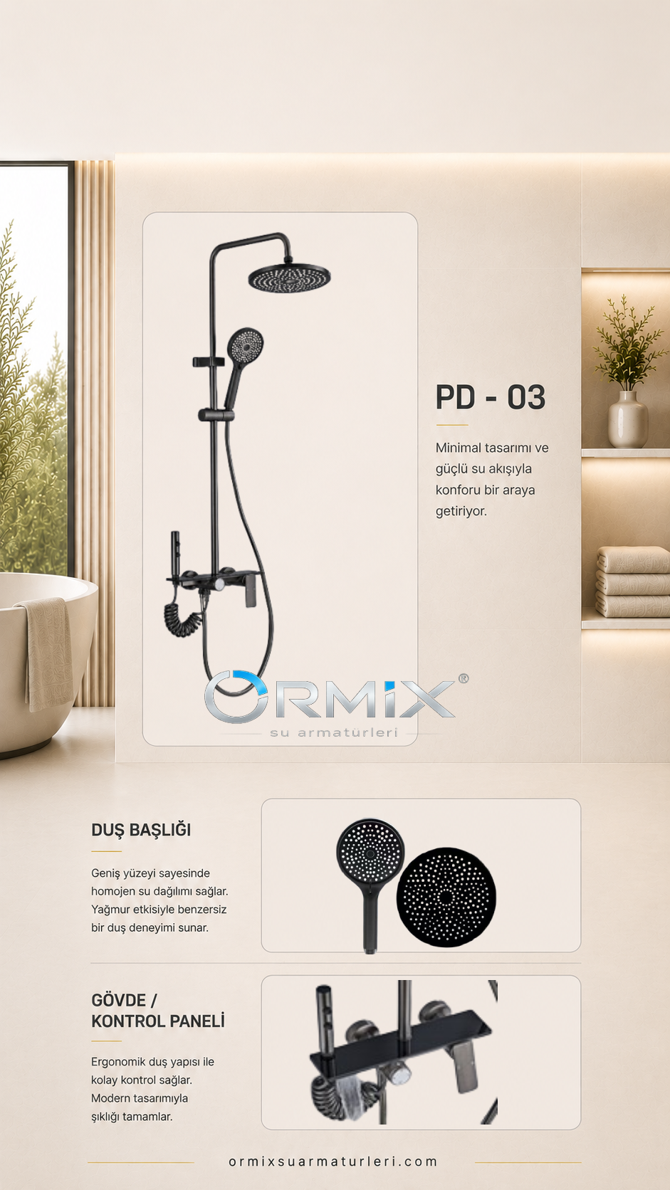 ORMIX Piyano Duş 3
