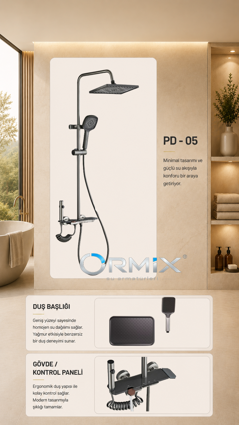 ORMIX Piyano Duş 5