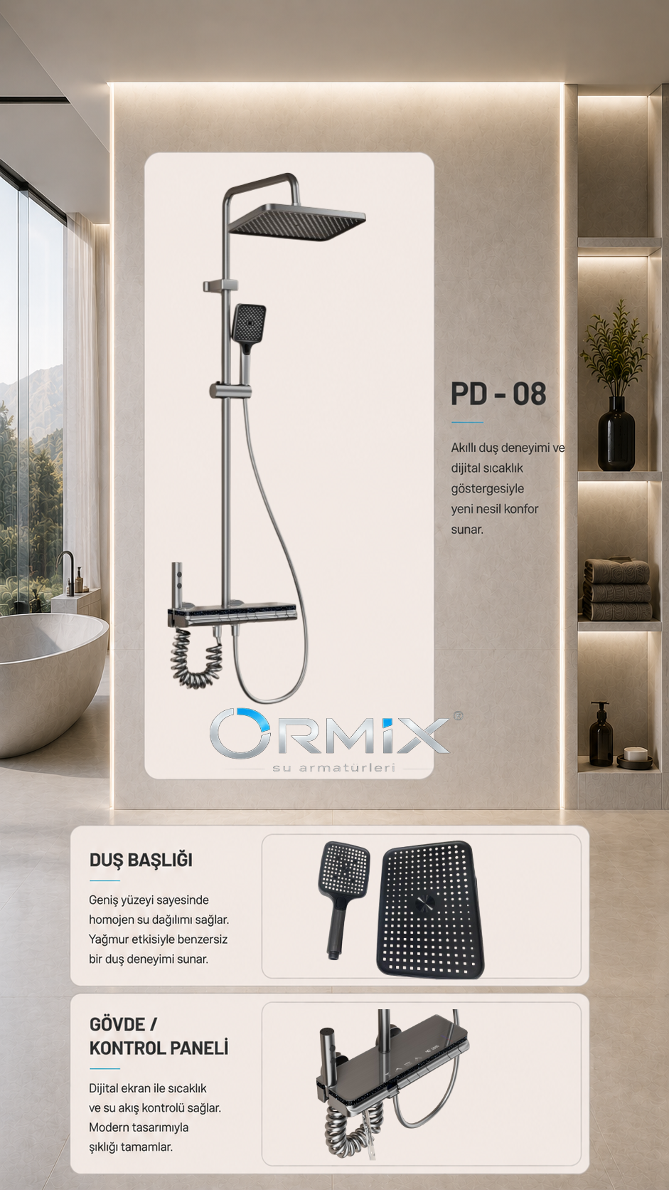 ORMIX Piyano Duş 8